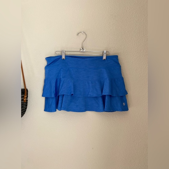Lija Pants - LIJA Blue Golf/Tennis Skort Skirt, Size Large
